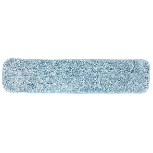 Hospeco® Microfiber Flat Wet Mop, 24", Blue, Pack of 12 (HOSM830024B)