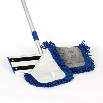 Hospeco® Fringed Dust Mops with Hook and Loop Backing, 24", Case of 72 (HOSM840024-CS)