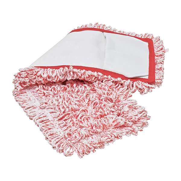 Hospeco® Side Pocket Mop 18" Red, Pack of 12 (HOSM880018R-PM)