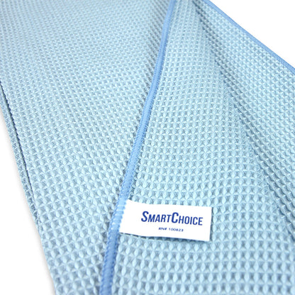 Hospeco® Microfiber Cloth Waffle 335 GSM Blue 16x16, 12/Pack (HOSMFCWA3351616BL)