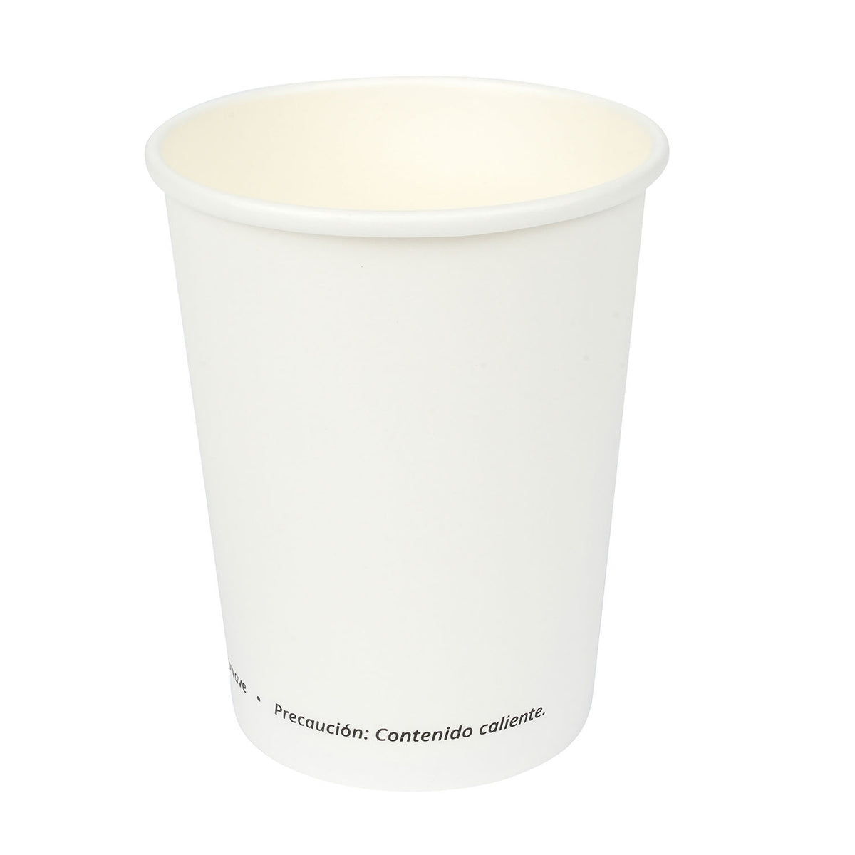 Cascades® Jovials™ Paper Single Wall Hot Cup, White, 8 oz (M9260136)