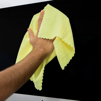 Hospeco® SmartRags XL Microfiber 35 Gram 16x16 Yellow, Case of 400 (HOSM931Y)