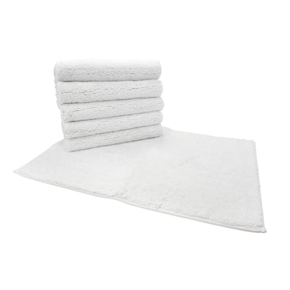 Arkwright Home Magellan Bath Mat 22x34 White (12 Pack) (PNP-MAG2234-95)