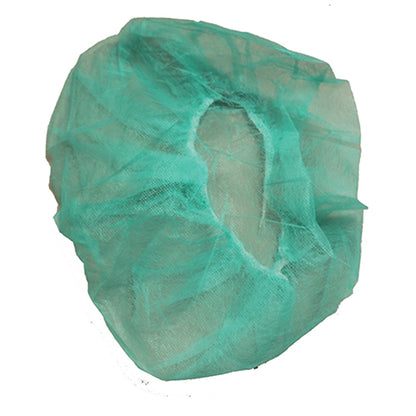 Safety Zone® Polypro Bouffant Cap Green 24 in., Case of 1000 (SZNMB-24-1000G)