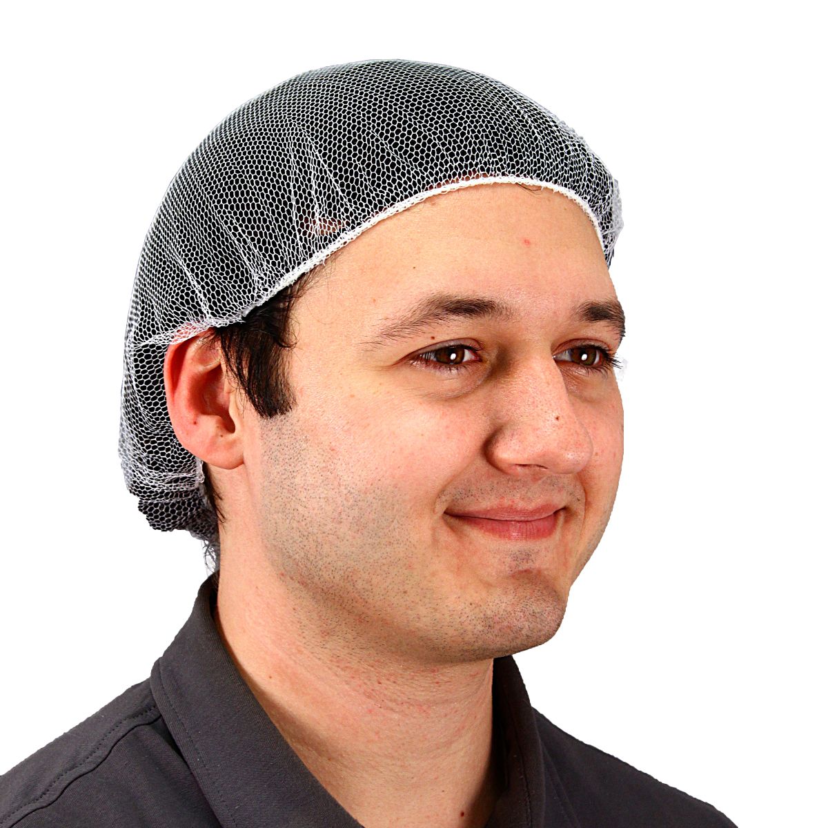 Safety Zone® ProGuard® Polyester Mesh Hairnets, 18", 100/Bag, 10 Bags/Case, White (SZNMC-18-1000-W)