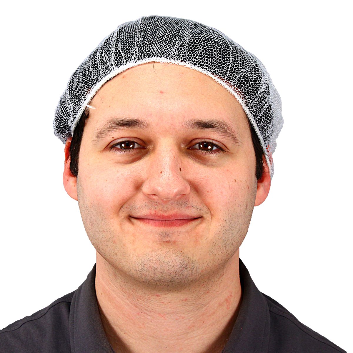 Safety Zone® ProGuard® Polyester Mesh Hairnets, 18", 100/Bag, 10 Bags/Case, White (SZNMC-18-1000-W)