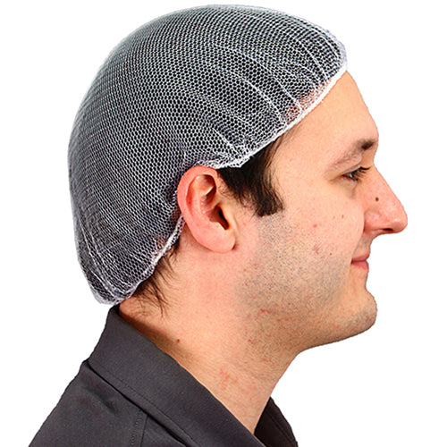 Safety Zone® ProGuard® Polyester Mesh Hairnets, 21", 100/Bag, 10 Bags/Case, White (SZNMC-21-1000W)