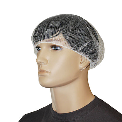 Safety Zone® 30 in. Heavyweight Polyester Hairnet White, Case of 1000 (SZNMC-30-1000W)