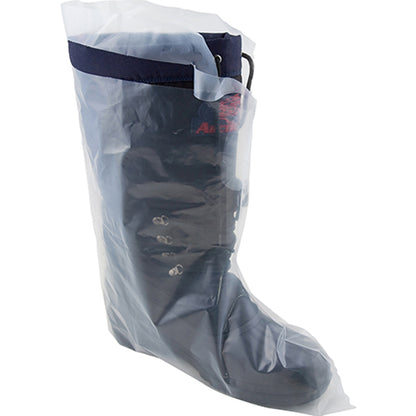 Safety Zone® ProGuard® Polyethylene Boot Cover w/ Tie Top, 6 Mil, Clear, 50/Box, 10 bxs/Case, X-Large (SZNMCPB-6-XL-250)