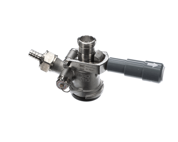 Micro Matic 7485Ss Keg Coupler Grey Handle Ss American (MCRM7485SS)