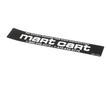 Mart Cart 280-1330 Decal: Logo, Mart Cart (MCT280-1330)