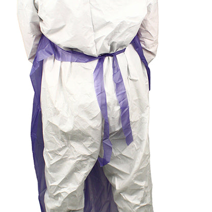 Safety Zone® ProGuard® Vinyl Die Cut Aprons, Blue, 35"x48", 6 Mil, 12/Bag, 6 Bags/Case (SZNME6B-48)