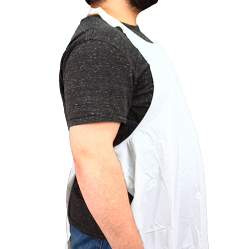 Safety Zone® ProGuard® Vinyl Die Cut Aprons, White, 35"x48", 8 Mil, 12/Bag, 6 Bags/Case (SZNME8W-48)