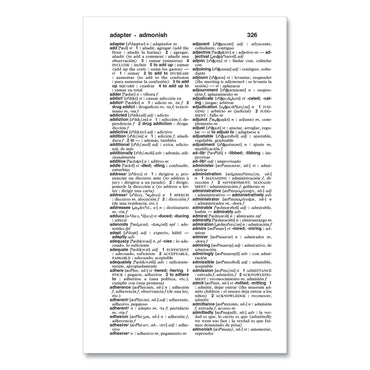 Merriam Webster Spanish-English Dictionary, Paperback, 928 Pages (MER2987)