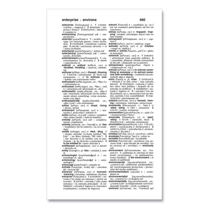 Merriam Webster Spanish-English Dictionary, Paperback, 928 Pages (MER2987)