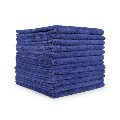 Hospeco® Microfiber Cloth 16x16 260 GSM Half-Fold Royal Blue, Pack of 12 (HOSMFC2601616RB)