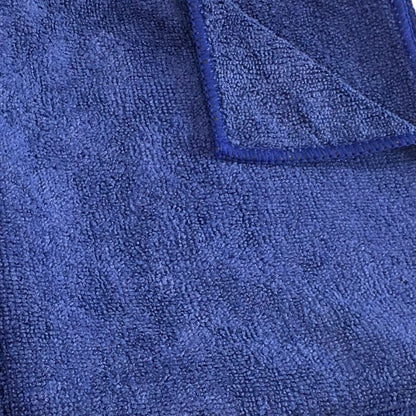 Hospeco® Microfiber Cloth 16x16 260 GSM Half-Fold Royal Blue, Pack of 12 (HOSMFC2601616RB)