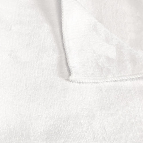 Hospeco® Microfiber Cloth 12x12 300 GSM Half-Fold White, Pack of 12 (HOSMFC3001212WH)