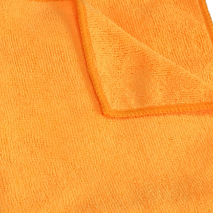 Hospeco® Microfiber Cloth 16x16 300 GSM Half-Fold Orange, Pack of 12 (HOSMFC3001616OR)