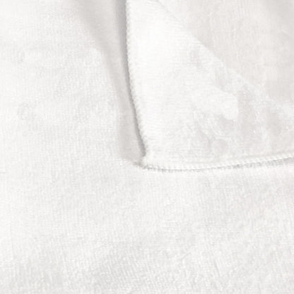 Hospeco® Microfiber Cloth 16x16 300 GSM Half-Fold White, Pack of 12 (HOSMFC3001616WH)
