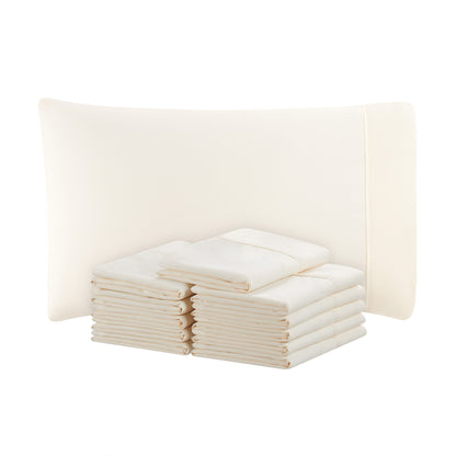 Host & Home Microfiber Pillowcase King Ivory (12/Pack) (P-MFP-2040-IV)