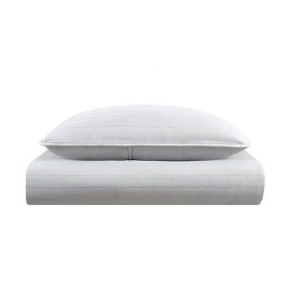 Arkwright Home® Host & Home Brushed Microfiber Quilt Set, Twin, Light Gray, 4/Case (MFQT-TWSET-LG)