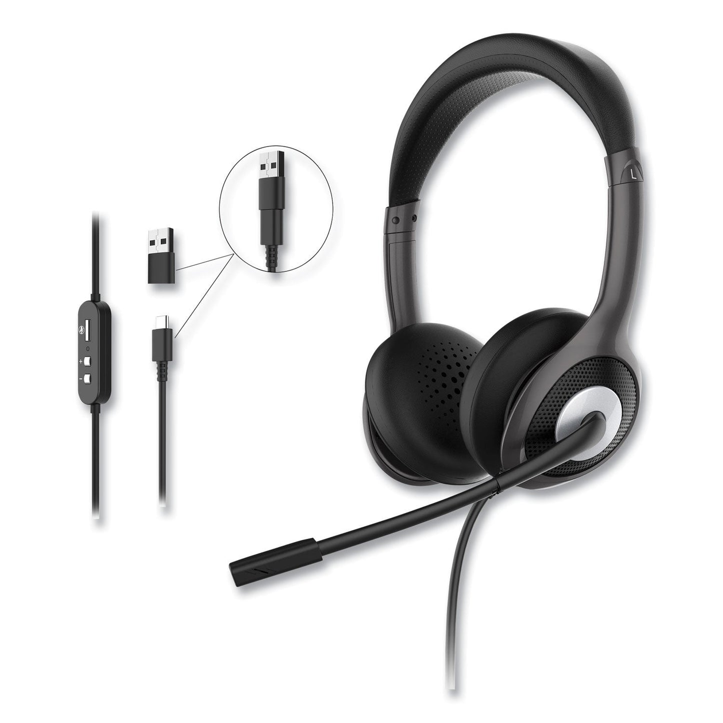 Morpheus 360 HS5600SU Connect USB Stereo Headset with Boom Microphone (MHSHS5600SU)