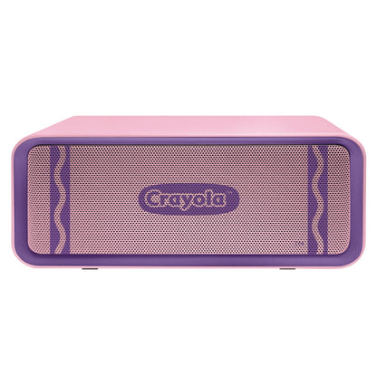 Crayola Portable Speaker, Bluetooth, Purple (MIGCBT300P)