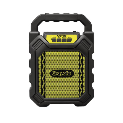 Crayola Karaoke Speaker, Bluetooth, Black/Yellow (MIGCBX210KM)