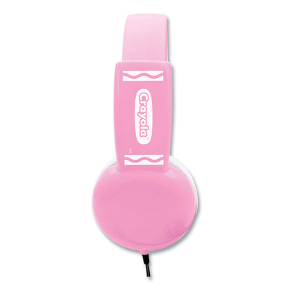 Crayola Cheer Wired Headphones, Pink/White (MIGCHPM510P)