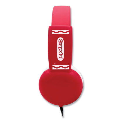 Crayola Cheer Wired Headphones, Red/White (MIGCHPM510R)