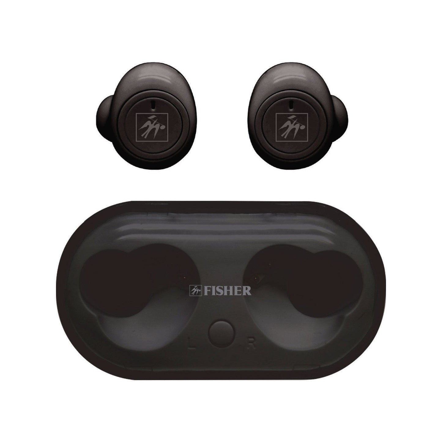 Fisher Vibrant Sound True Wireless Earphones, Black (MIGFTW210K)