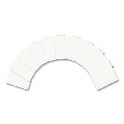 Post-it Transparent Notes, Unruled, 3" x 3", Transparent, 36 Sheets/Pad, 10 Pads/Pack (MMM600TRSPT10PK)
