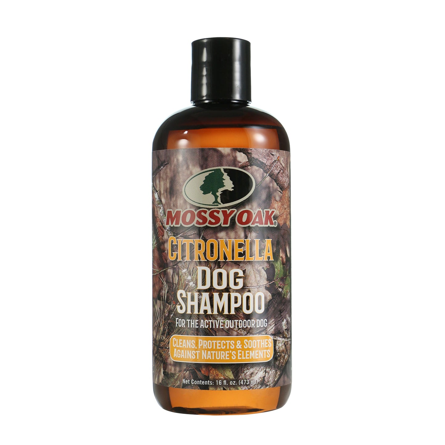 Mossy Oak® Citronella Dog Shampoo, Cedarwood/Citronella, 16 oz, 12/Case (MO-00610-CS)