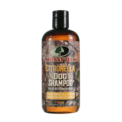 Mossy Oak® Citronella Dog Shampoo, Cedarwood/Citronella, 16 oz, 12/Case (MO-00610-CS)