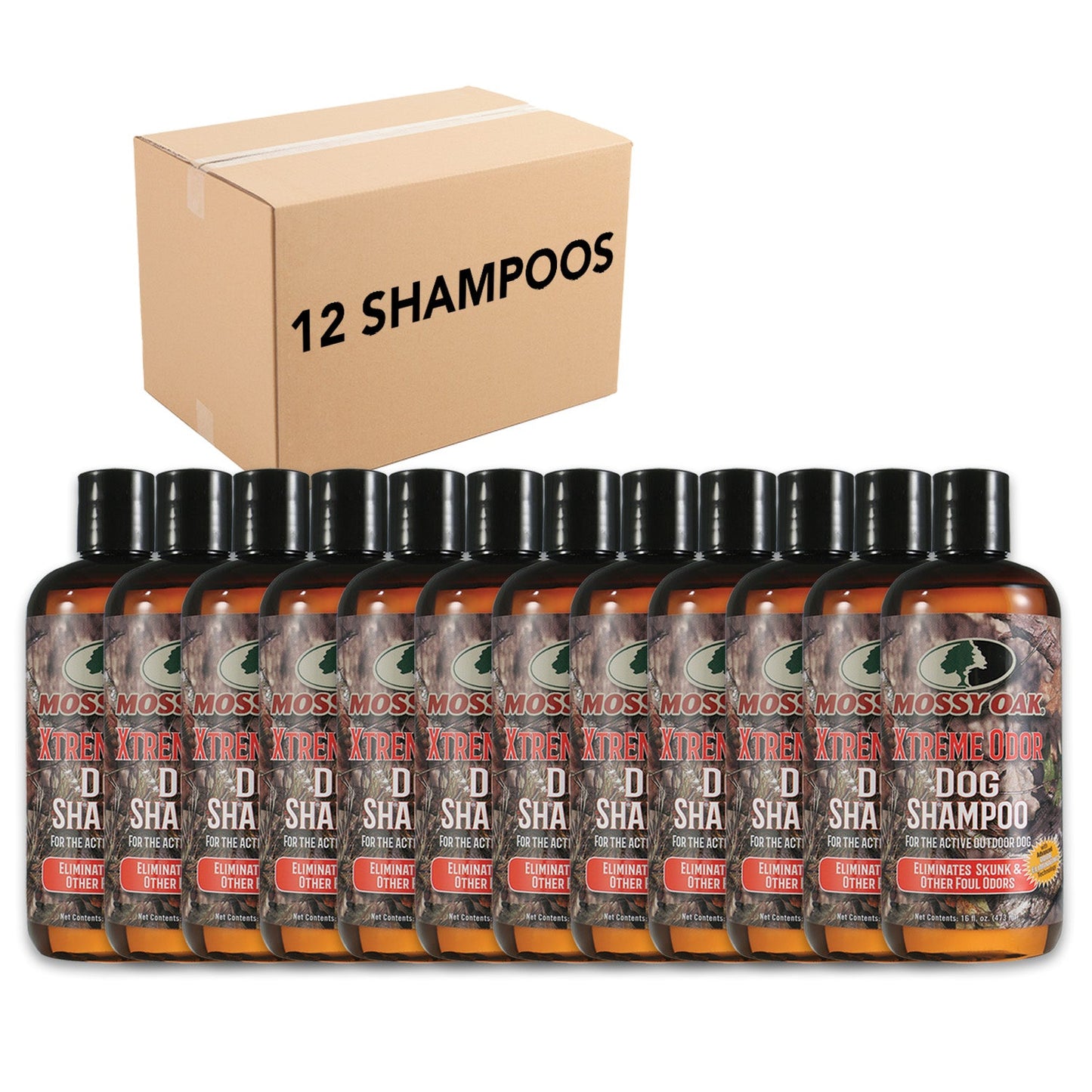 Mossy Oak® Xtreme Odor Dog Shampoo, Original, 16 oz Bottle (MO-00611)