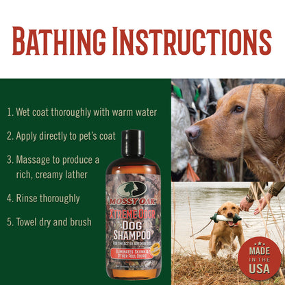 Mossy Oak® Xtreme Odor Dog Shampoo, Original, 16oz, 12/Case (MO-00611-CS)