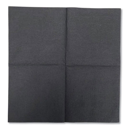 Morcon Paper Morsoft Beverage Napkins, 2-Ply, 9 x 9.5, Black, 1,000/Carton (MORVT522)