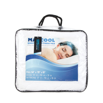 Arkwright Home® CoolMax Mattress Pad Full, Case of 8 (MP-COOLMAX-FL-CS)