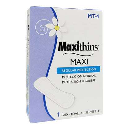 Hospeco® Maxi Thin Sanitary Napkins for Vending Machine50, Case of 250 (MT-4)