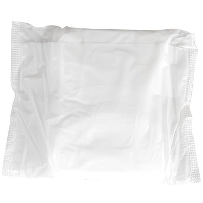Hospeco® Maxithins® Plain Pack Maxi Pads w/ Wings, White, Super Absorbency, 18/Pack, 12 Packs/Case (HOSMT37400C)