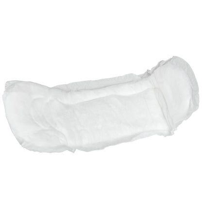 Non-Branded Generic Packaged Bulk Maxi Pads w/o Wings, White, Regular Absorbency, 22/Pack, 12 Packs/Case (HOSMT48054C)