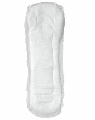Non-Branded Generic Packaged Bulk Maxi Pads w/o Wings, White, Regular Absorbency, 22/Pack, 12 Packs/Case (HOSMT48054C)