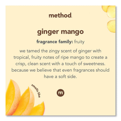 Method Fragrance Booster Beads, Ginger Mango Scent, 14.8 oz Bottle, 6/Carton (MTH359699)