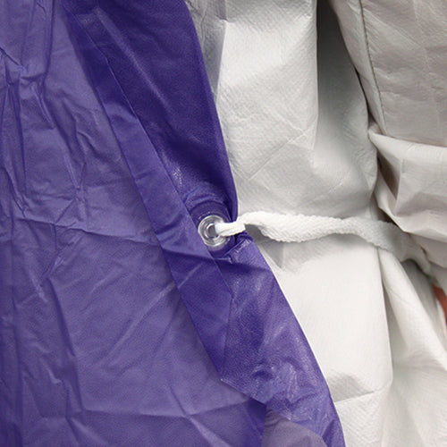 Safety Zone® ProGuard® Vinyl Aprons w/ String Ties, Unhemmed, Blue, 35"x45", 6 Mil, 12/Bag, 6 Bags/Case (SZNMUB-45)