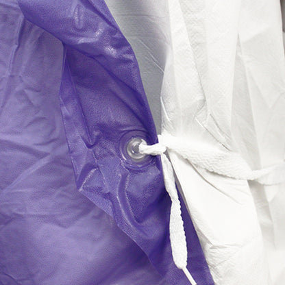 Safety Zone® ProGuard® Vinyl Aprons w/ String Ties, Unhemmed, Blue, 35"x55", 6 Mil, 12/Bag, 6 Bags/Case (SZNMUB-55)