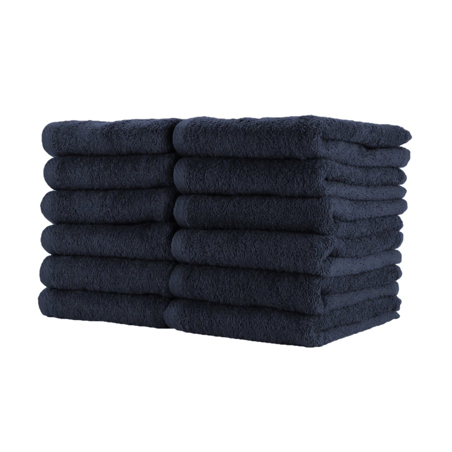 Hospeco® Cotton Jr. Salon Towel 16x27 Navy, 180/Case (HOSBBJ-1627-2-5NVY-CS)