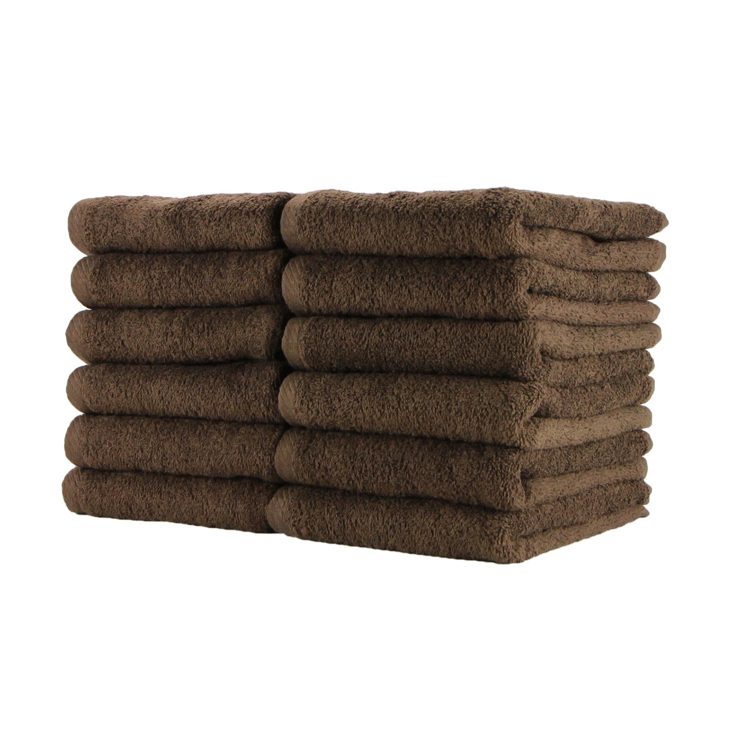 Hospeco® Cotton Jr. Salon Towel 16x27 Chocolate, 180/Case (HOSBBJ-1627-2-5BRN-CS)