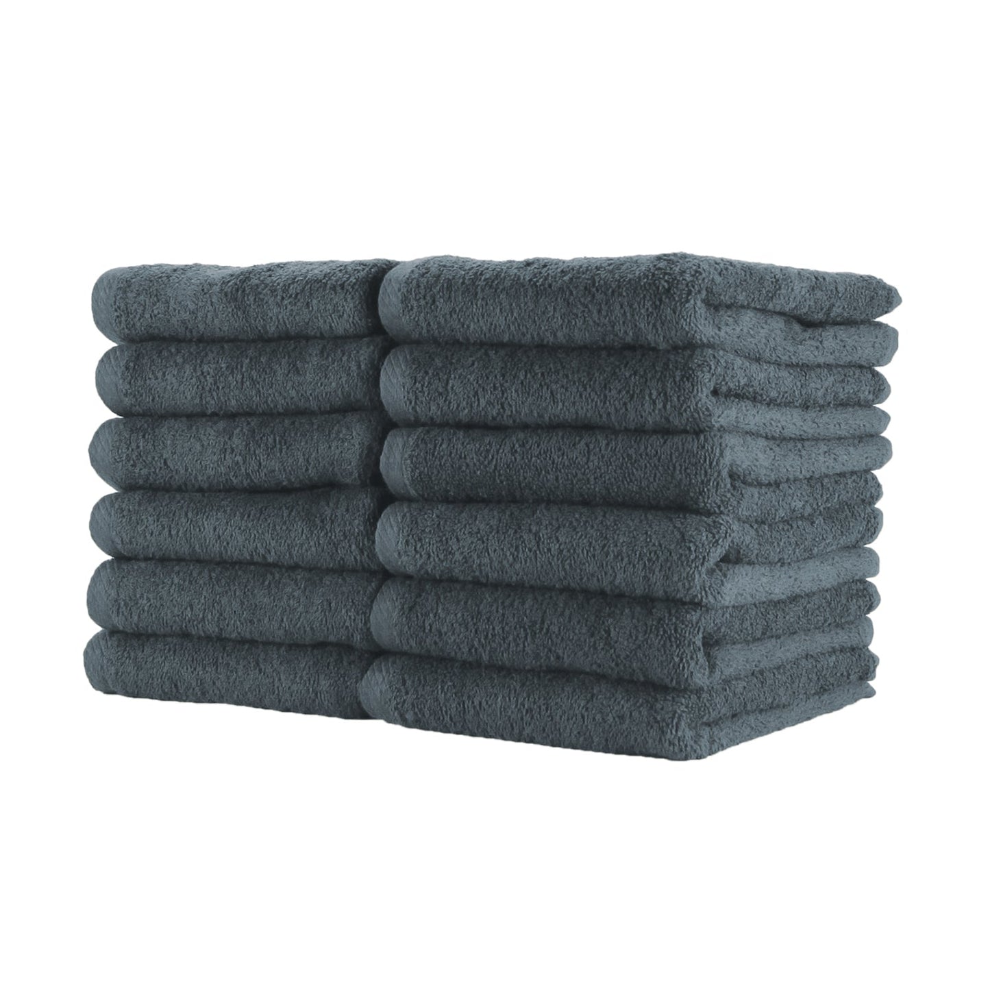 Hospeco® Cotton Jr. Salon Towel 16x27 Charcoal, 12/Pack (BBJ-1627-2.5CHA)