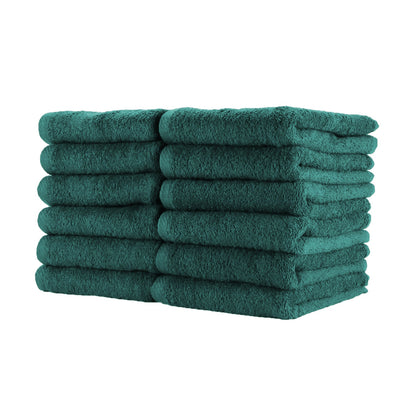 Hospeco® Cotton Jr. Salon Towel 16x27 Hunter Green, 180/Case (HOSBBJ-1627-2-5HUN-CS)